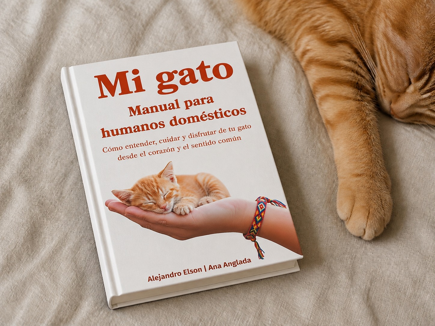 Portada del libro Mi gato. Manual para humanos domésticos, de Ana Anglada y Alejandro Elson